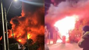 Incendio afecta vivienda en sector rural de Buin: Bomberos movilizó a todas las unidades de la comuna